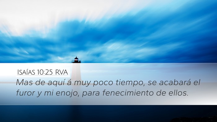 Isaías 10:25 RVA Bible Verse Image