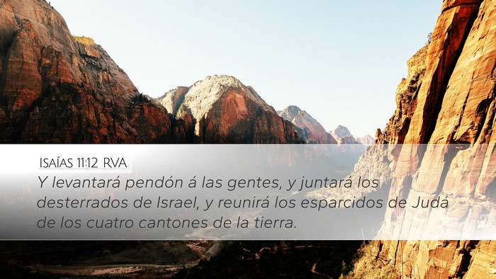 Isaías 11:12 RVA Bible Verse Image