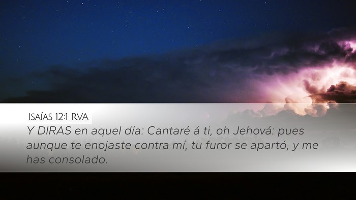 Isaías 12:1 RVA Bible Verse Image