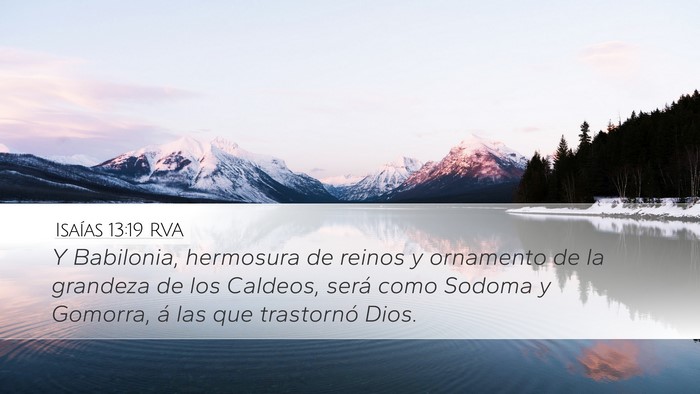 Isaías 13:19 RVA Bible Verse Image