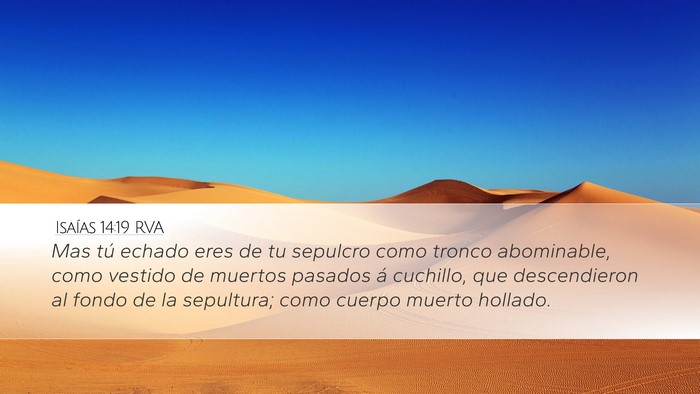 Isaías 14:19 RVA Bible Verse Image