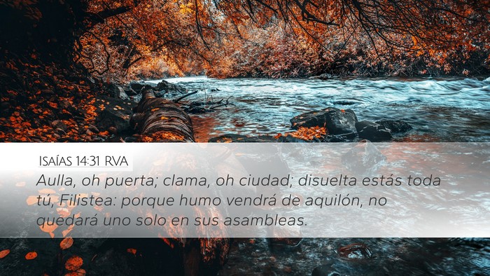 Isaías 14:31 RVA Bible Verse Image