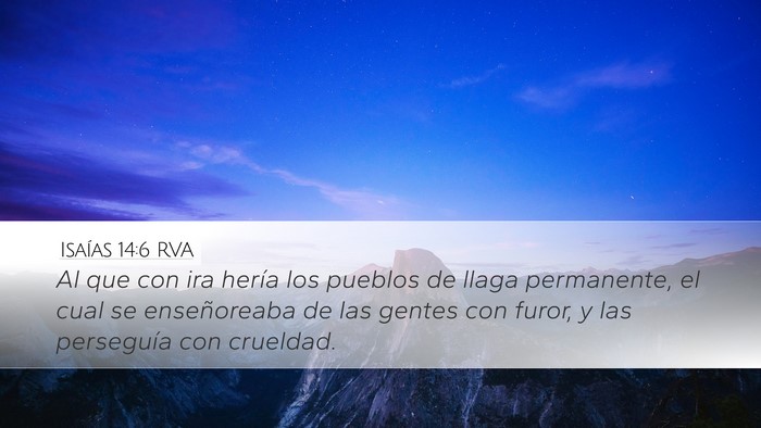 Isaías 14:6 RVA Bible Verse Image