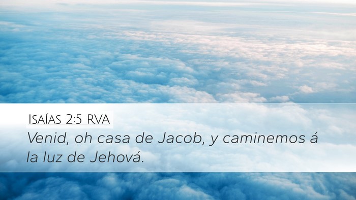 Isaías 2:5 RVA Bible Verse Image