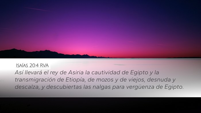 Isaías 20:4 RVA Bible Verse Image