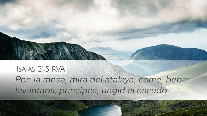 Isaías 21:5 RVA Bible Verse Image