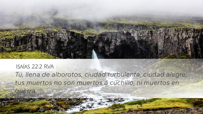 Isaías 22:2 RVA Bible Verse Image