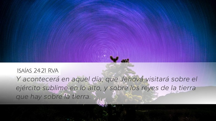 Isaías 24:21 RVA Bible Verse Image