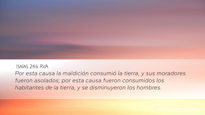 Isaías 24:6 RVA Bible Verse Image