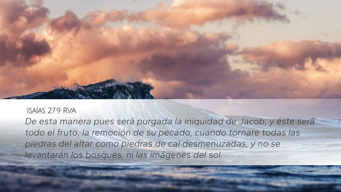 Isaías 27:9 RVA Bible Verse Image