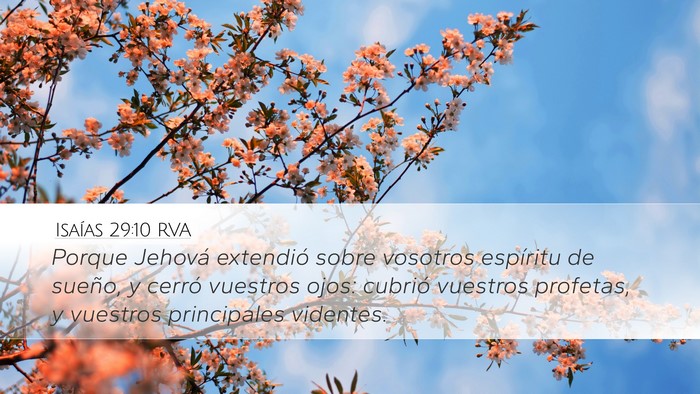 Isaías 29:10 RVA Bible Verse Image