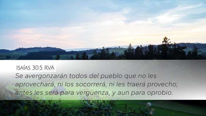 Isaías 30:5 RVA Bible Verse Image