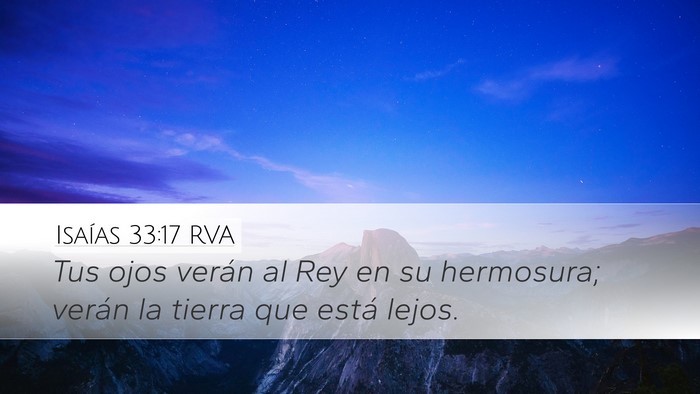 Isaías 33:17 RVA Bible Verse Image