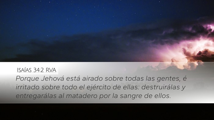 Isaías 34:2 RVA Bible Verse Image