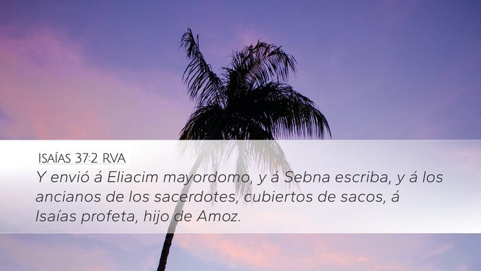 Isaías 37:2 RVA Bible Verse Image