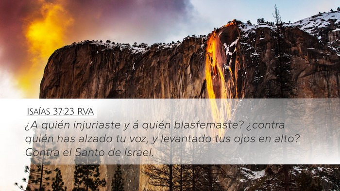 Isaías 37:23 RVA Bible Verse Image