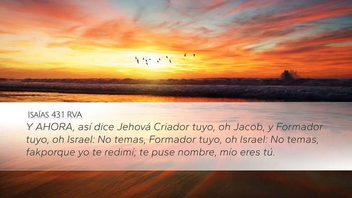 Isaías 43:1 RVA Bible Verse Image