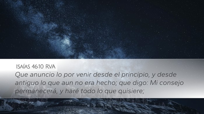 Isaías 46:10 RVA Bible Verse Image