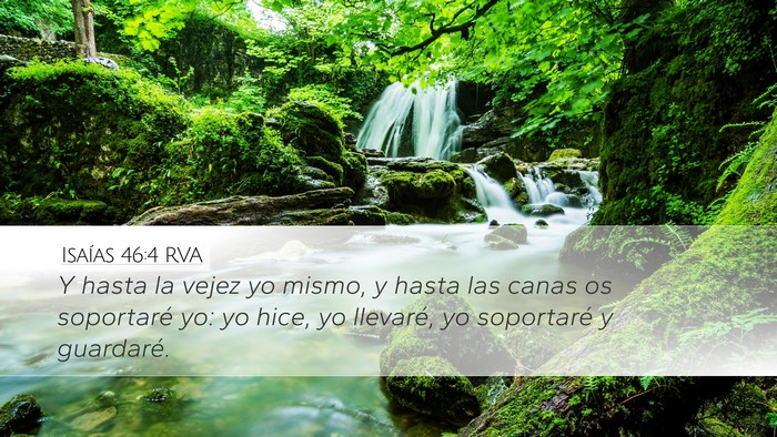 Isaías 46:4 RVA Bible Verse Image
