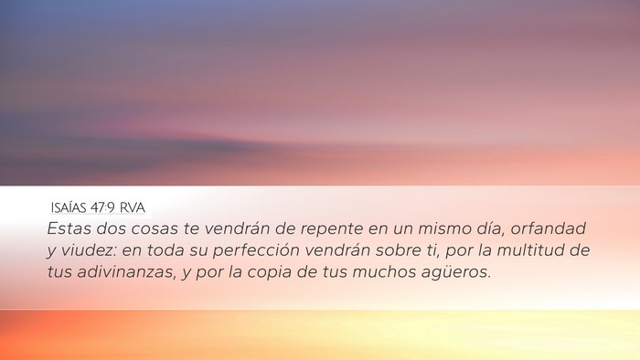 Isaías 47:9 RVA Bible Verse Image