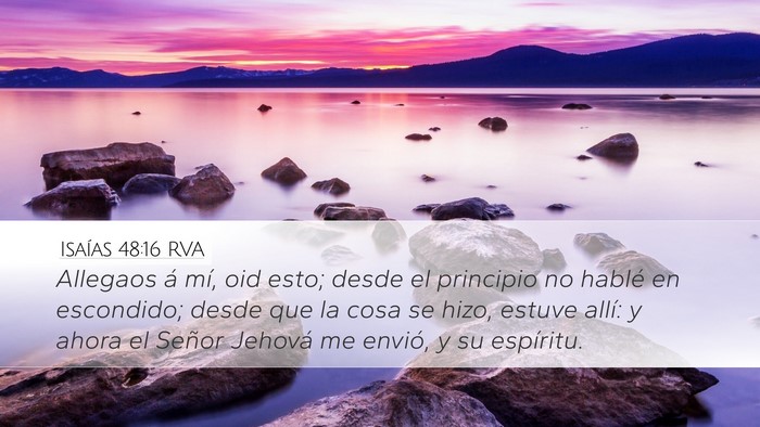 Isaías 48:16 RVA Bible Verse Image