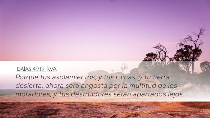 Isaías 49:19 RVA Bible Verse Image
