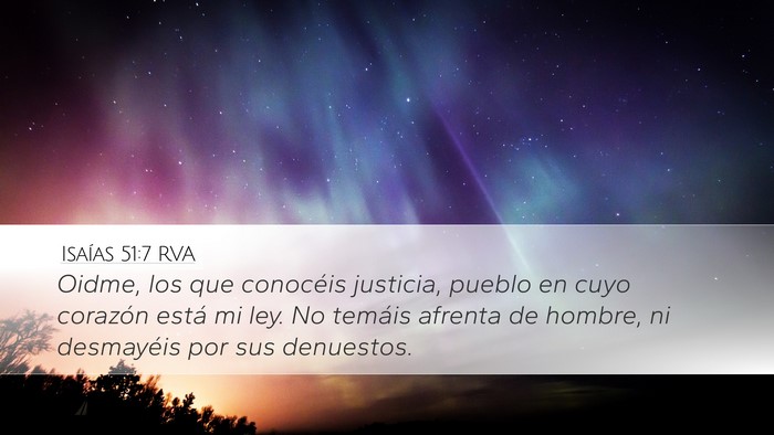 Isaías 51:7 RVA Bible Verse Image
