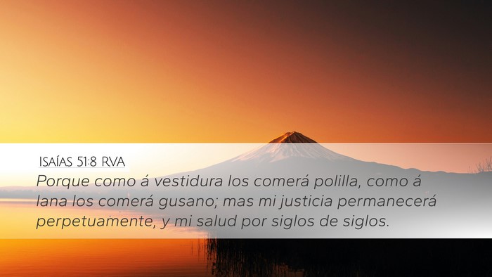 Isaías 51:8 RVA Bible Verse Image
