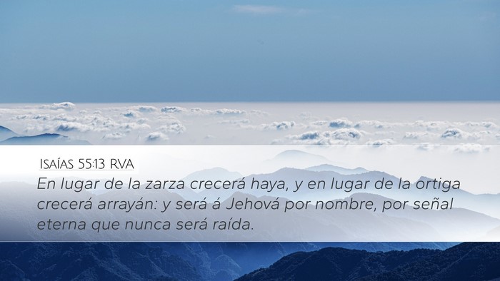 Isaías 55:13 RVA Bible Verse Image