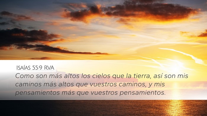 Isaías 55:9 RVA Bible Verse Image