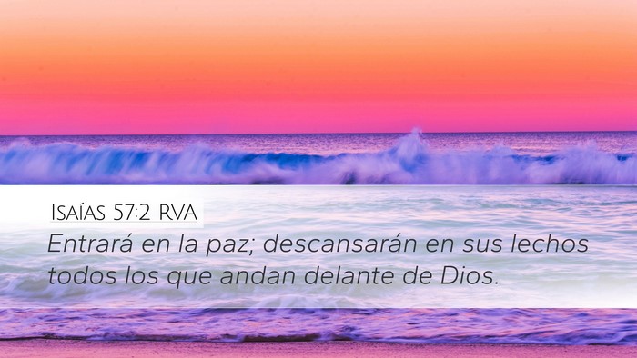 Isaías 57:2 RVA Bible Verse Image