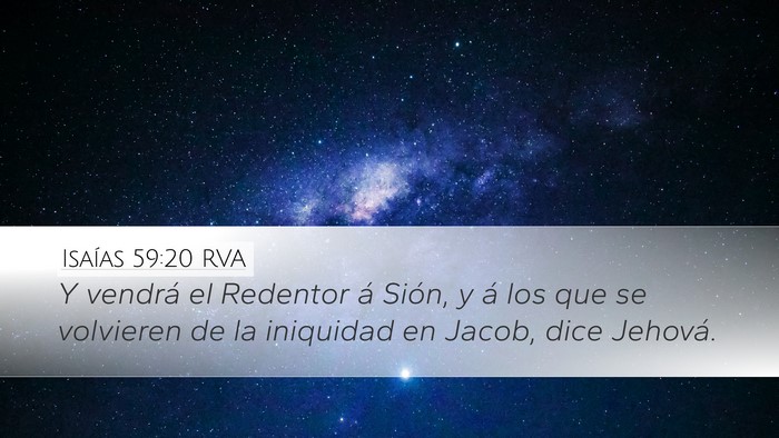 Isaías 59:20 RVA Bible Verse Image