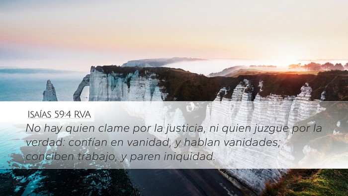 Isaías 59:4 RVA Bible Verse Image