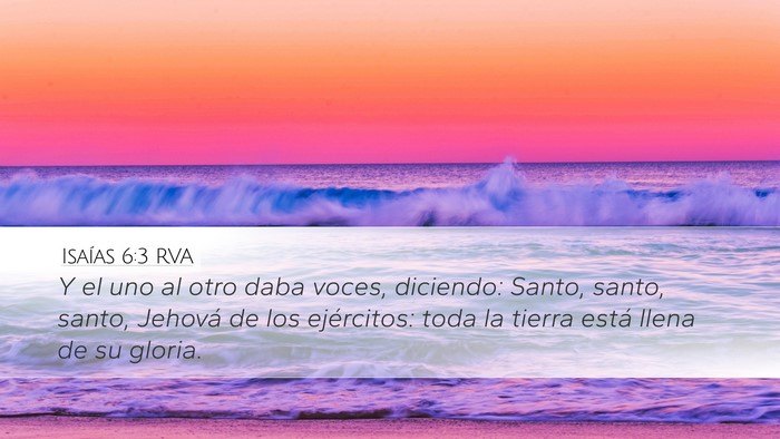 Isaías 6:3 RVA Bible Verse Image
