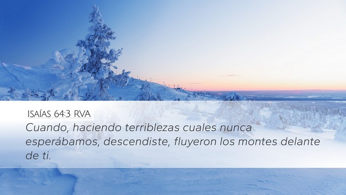 Isaías 64:3 RVA Bible Verse Image