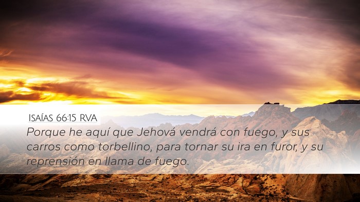 Isaías 66:15 RVA Bible Verse Image