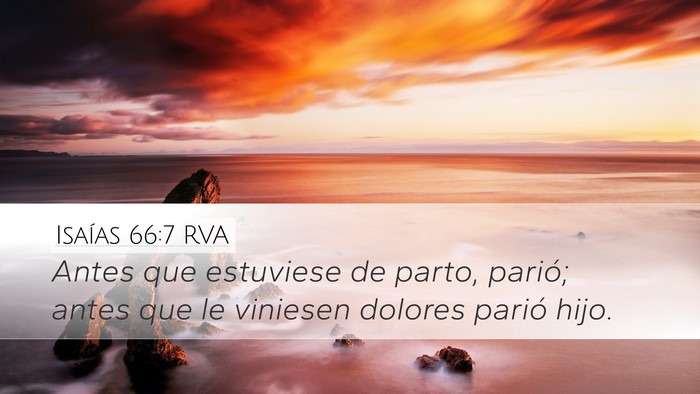 Isaías 66:7 RVA Bible Verse Image