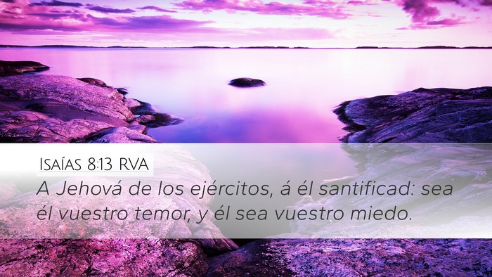 Isaías 8:13 RVA Bible Verse Image