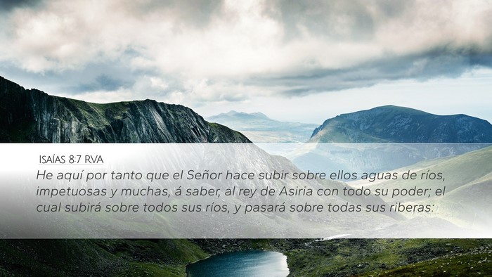 Isaías 8:7 RVA Bible Verse Image