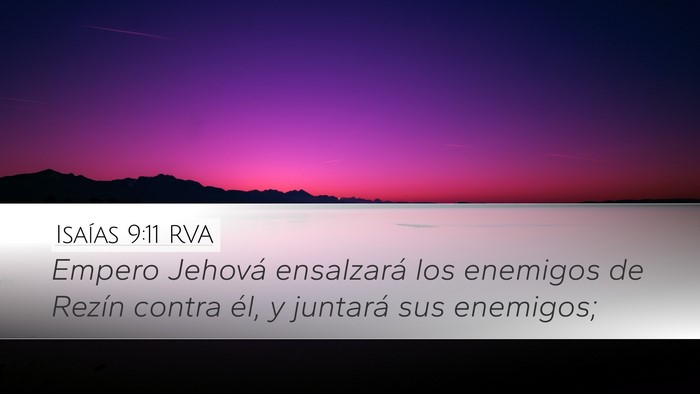 Isaías 9:11 RVA Bible Verse Image