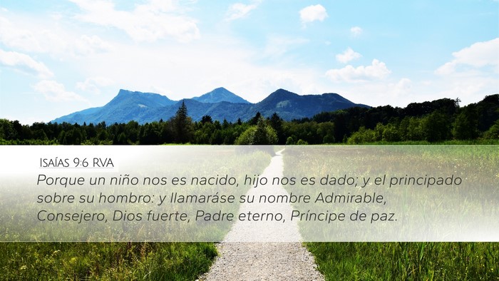 Isaías 9:6 RVA Bible Verse Image