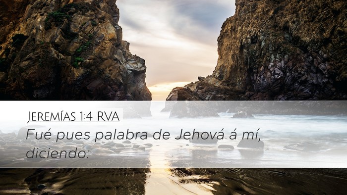 Jeremías 1:4 RVA Bible Verse Image