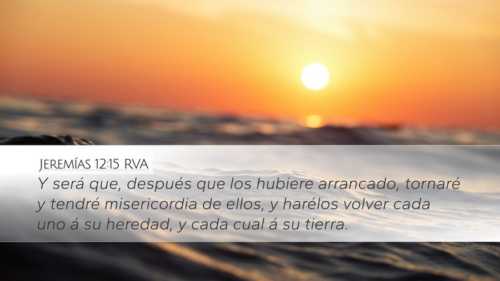 Jeremías 12:15 RVA Bible Verse Image