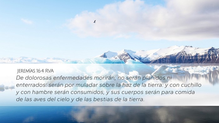 Jeremías 16:4 RVA Bible Verse Image