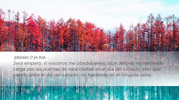 Jeremías 17:24 RVA Bible Verse Image