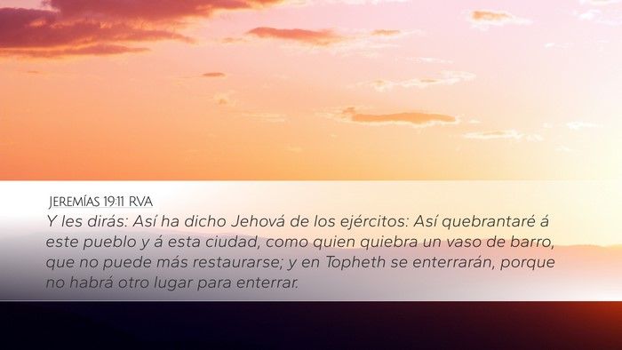 Jeremías 19:11 RVA Bible Verse Image