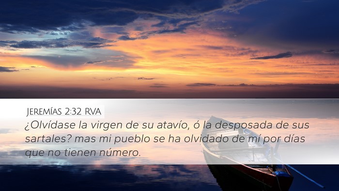 Jeremías 2:32 RVA Bible Verse Image