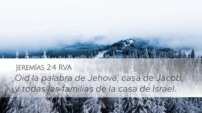 Jeremías 2:4 RVA Bible Verse Image