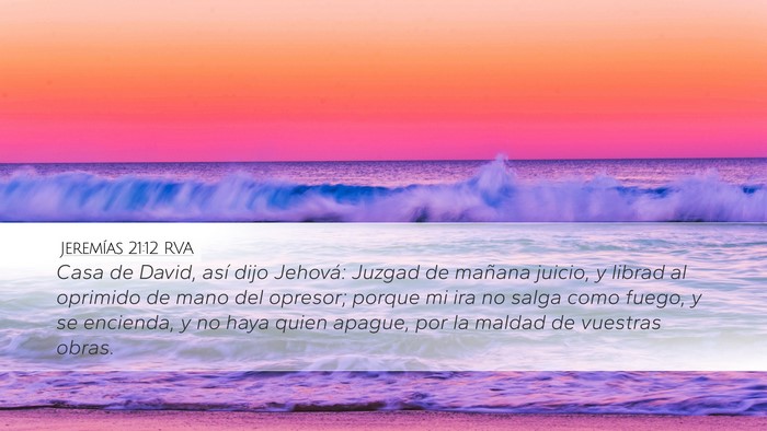 Jeremías 21:12 RVA Bible Verse Image