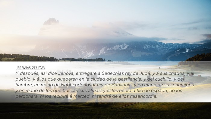 Jeremías 21:7 RVA Bible Verse Image